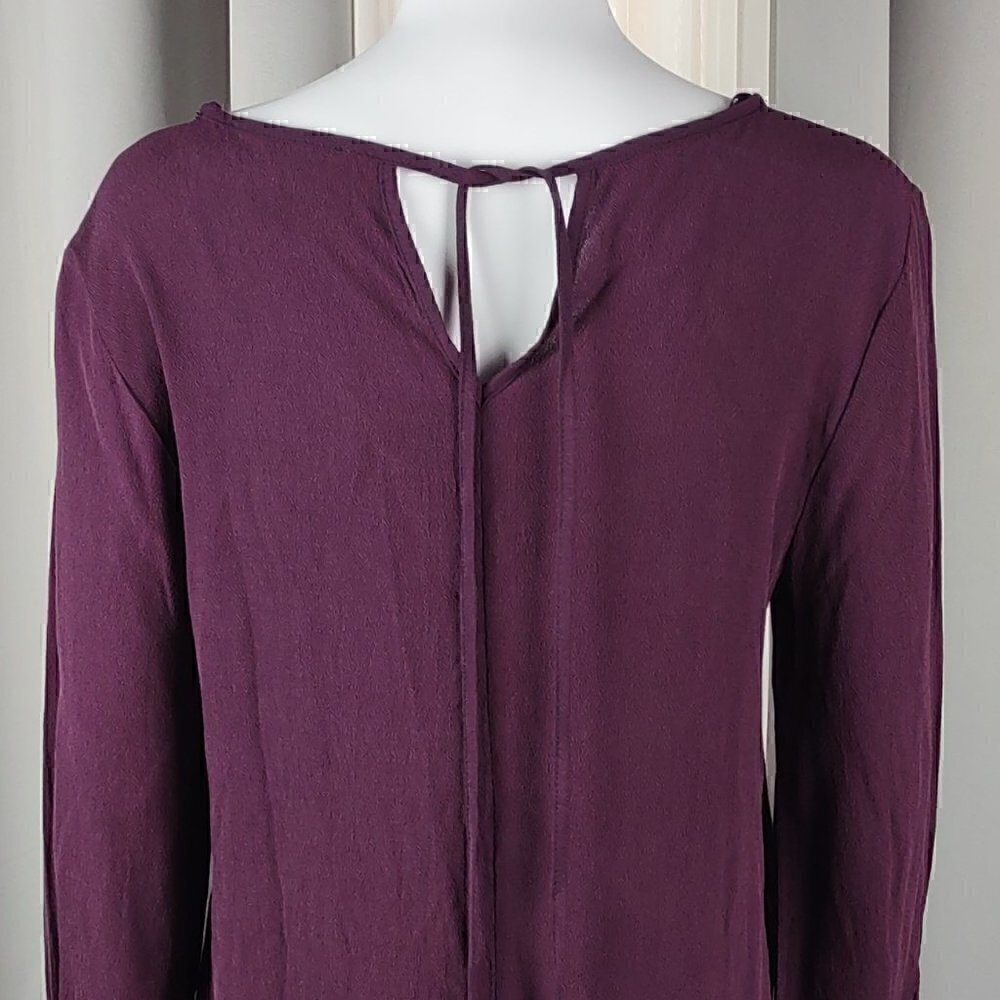 Blue Rain Womens Purple Bell Sleeve Blouse (NWT) Size Medium - Picture 4 of 13
